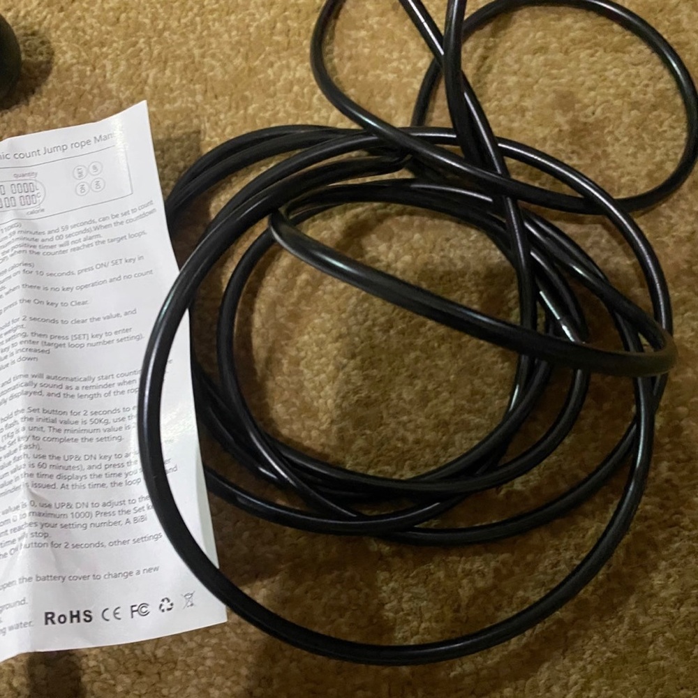 Smart Jump Rope white Multifunctional smart digital electronic Counter - Picture 4 of 5
